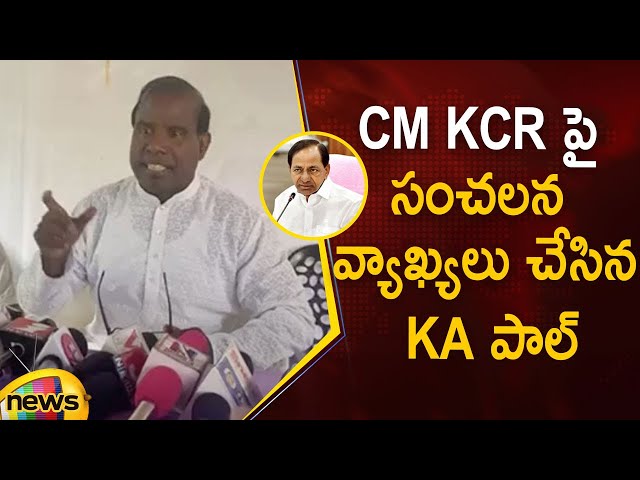 KA Paul Sensational Comments on CM KCR | Telangana Latest Political Updates | Mango News