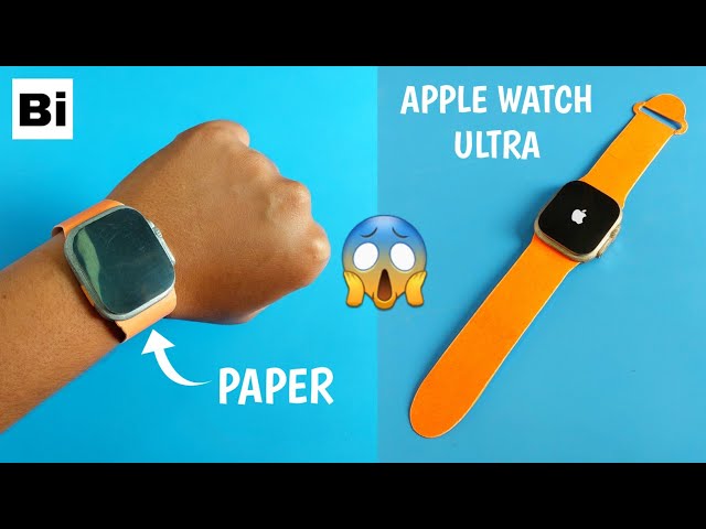 Apple Watch Ultra from Paper😱