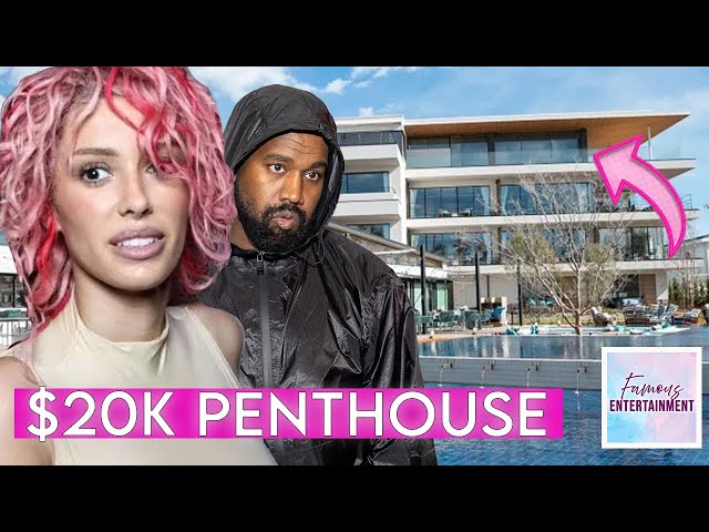 Bianca Censori & Ye | West Hollywood Penthouse Tour $20K a Month Rent | House Tour 2024