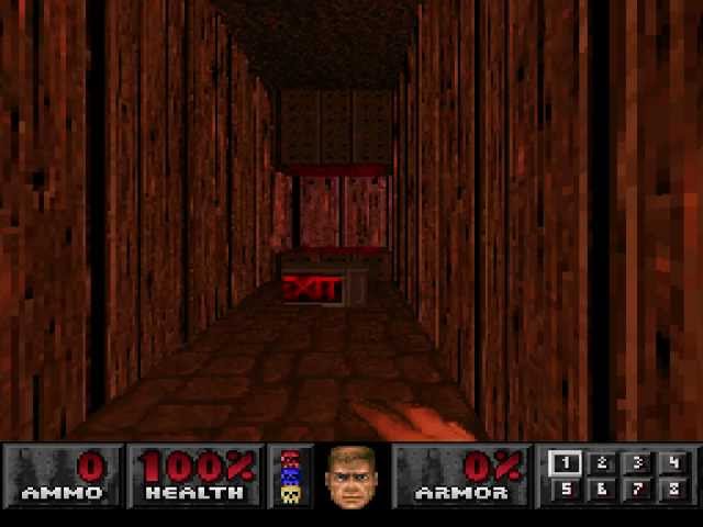 PS1 / PSX Doom: Third secret exit