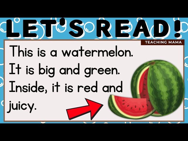 LET'S READ! | PRACTICE READING ENGLISH SIMPLE SENTENCES | ENGLISH READING FOR KIDS | TEACHING MAMA