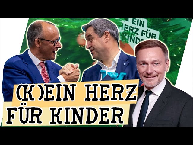 Friedrich Merz und Christian Lindner BLAMIEREN sich bei #einherzfürkinder