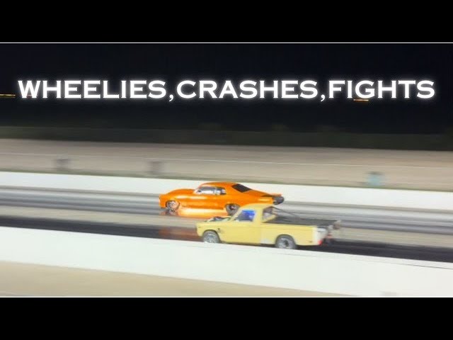 15+ Minutes of Drag Racing!! (WHEELIES, CRASHES, FIGHTS)