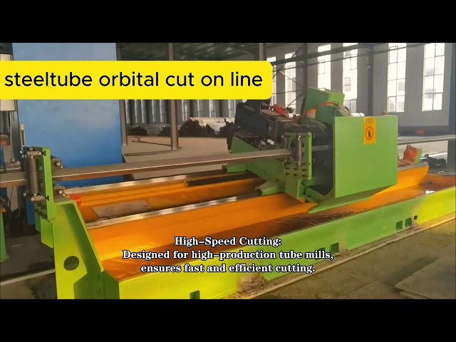 Online orbital cutting of pipes