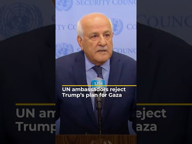 UN ambassadors reject Trump’s plan to take over Gaza | AJ#shorts