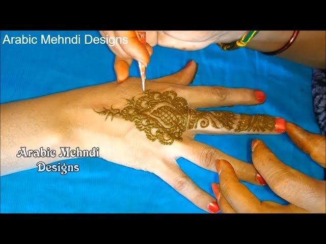 2 easy/simple finger mehndi design || step by step henna for fingers