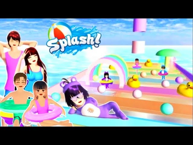 Yuta Mio Celine Berenang  di Kolam Renang Atas Laut!SAKURA SCHOOL SIMULATOR