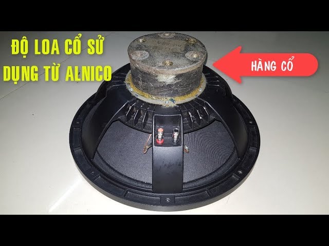 Độ Loa Bass 30, Dùng Từ ALNICO, Xem Chất Âm Ra Sao