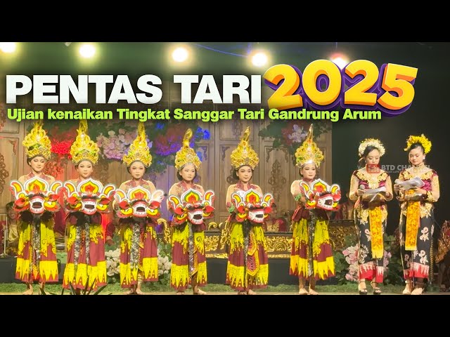 Pentas Tari Ujian kenaikan Tingkat Sanggar Tari Gandrung Arum Banyuwangi 2025