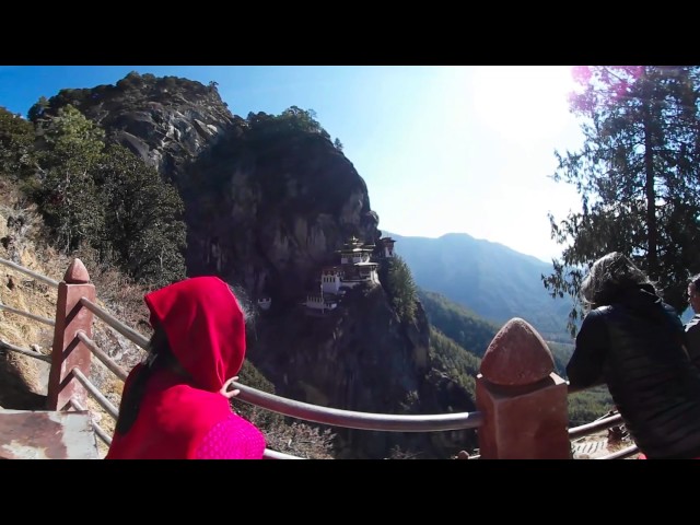 Testing VR360 at Tigers Nest in Bhutan