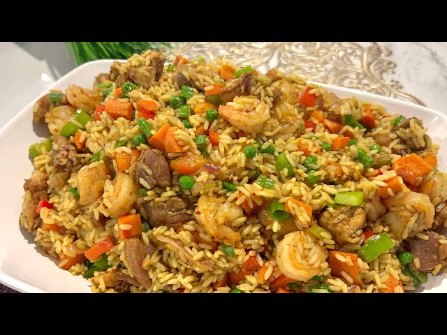 NEW FRIED RICE RECIPE | CHICKEN AND SHRIMP FRIED RICE | ELEVATE YOUR FRIED RICE | Chi Styles | #rice