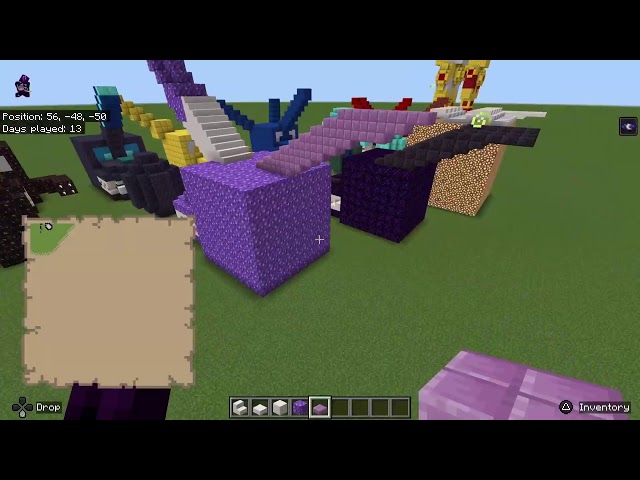 Building more Dragon Heads in Minecraft (No Commentary)