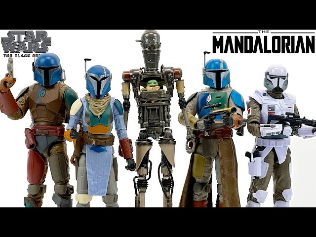 Star Wars Black Series Mandalorian Figures Review!