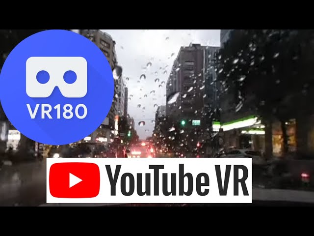 [VR180] [3DVR] driving in city