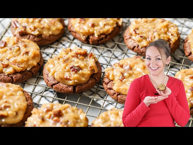 German Chocolate Cookies that are Better than the Cake