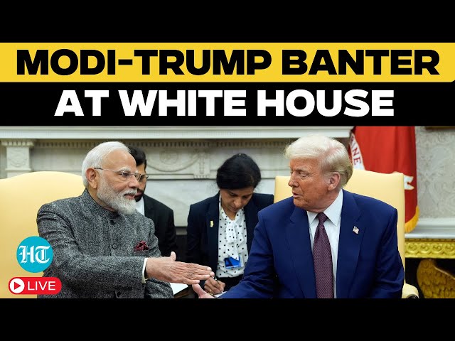 LIVE | PM Modi Makes Trump Laugh As US President Hosts Indian Leader At White House |Modi Trump Meet