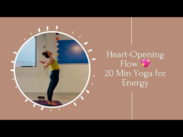 🔥 20-Minute Heart-Opening Vinyasa Flow | Yoga for Flexibility & Energy