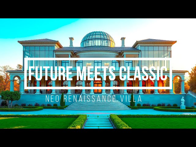 Future Meets Classic: Neo-Renaissance Villa with Futuristic Design