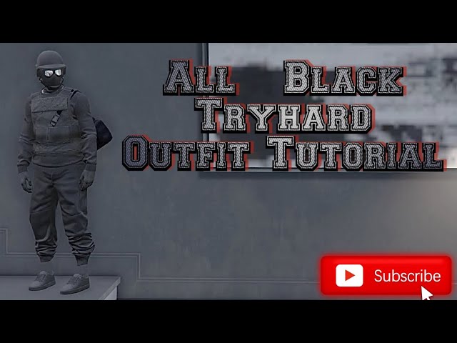 ALL BLACK TRYHARD OUTFIT TUTORIAL , *NEW METHOD HOW TO GET THE BLACK JOGGER AFTER PATCH *1.50*