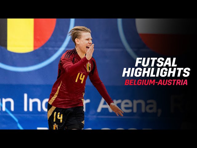 Belgium 7-2 Austria | #FUTSAL | Elite round Futsal EURO 2026 | First win of the year