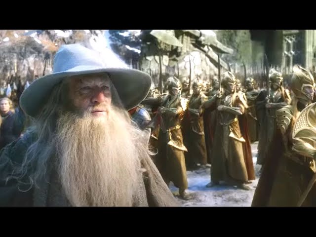 O Hobbit: A Batalha dos 5 Exércitos Dublado (Elfos vs Anões) Cenas de Filmes