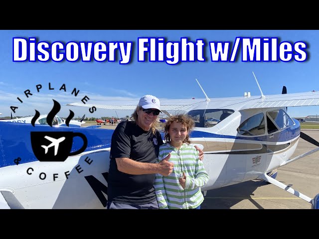 Cessna 182 Discovery Flight with Miles & her Grandmother at Terrell Texas Airplanes & Coffee Fly-in