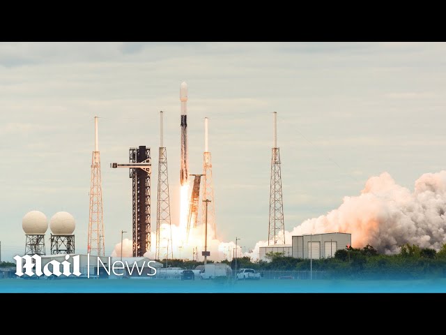 LIVE: SpaceX launches observation satellites for Maxar Technologies