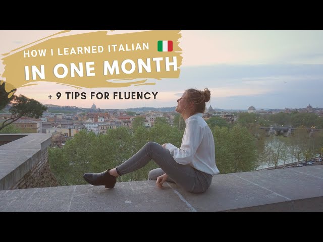 Learning Italian in 1 Month?! (9 Unique Ways to Learn a New Language FAST)