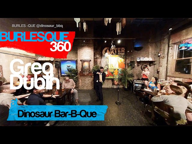 Greg Dubin Magic for Burles-Que at Dinosaur Bar-B-Que Brooklyn (360° Video)