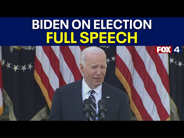 Joe Biden on 2024 election: FULL SPEECH