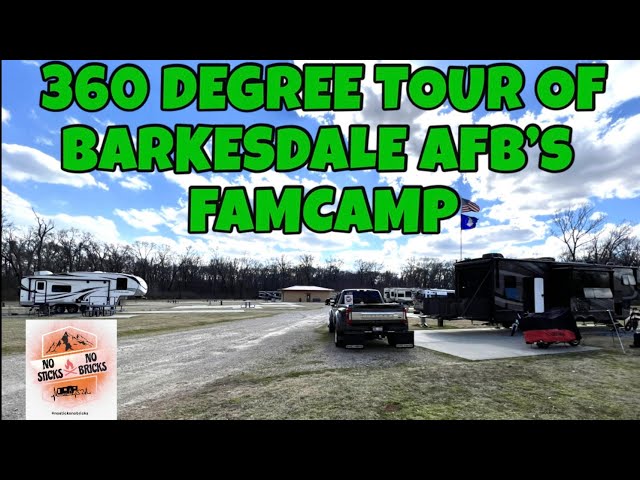 360° Tour - Barkesdale AFB, LA Fam Camp - Fulltime RV Living