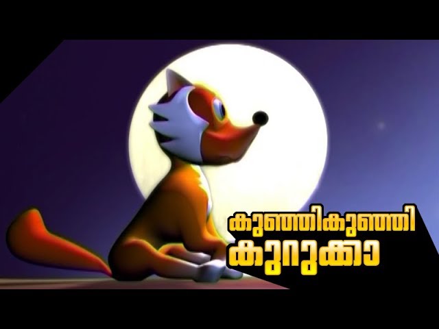 CUTE LITTLE FOX ♥ Malayalam Nursery Rhymes for children from Manjadi Manchadi ★Folk songs & Stories