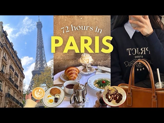 72 Hours in PARIS🇫🇷💗 - a guide to cafes, restaurants, shops and spots to visit