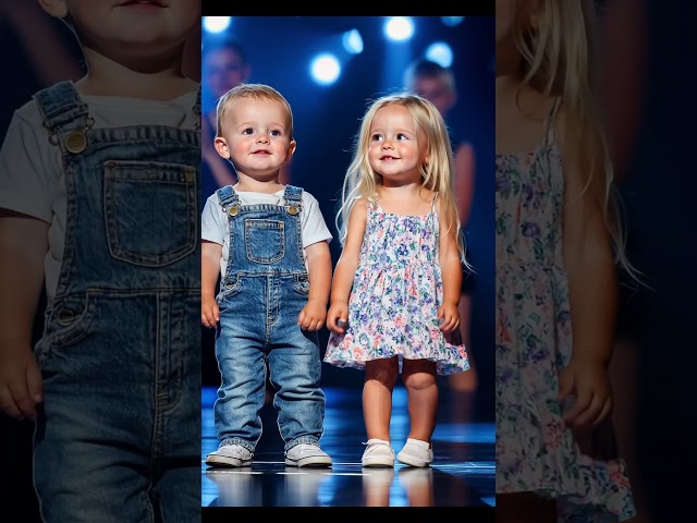 Adorable little girl having fun on the America's Got Talent stage!✨#agt2024  #shorts #magic #video