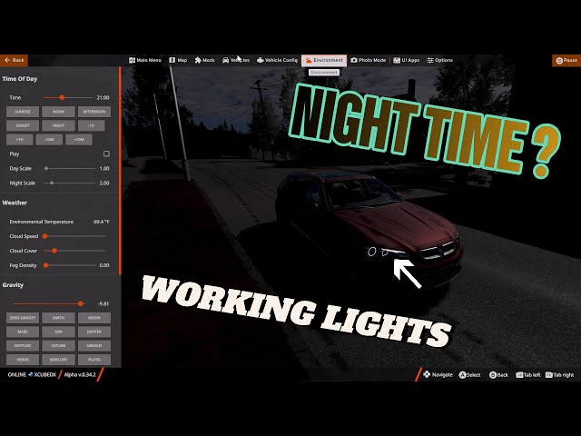 How To Enable Awesome Features On BeamNG Including Lights/AI/Environment