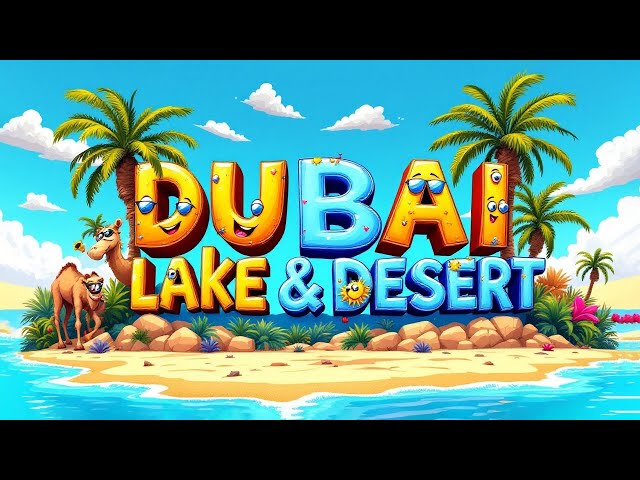 Dubai Lake & Desert 8K 360° Virtual Tour | Stunning Desert Oasis Experience