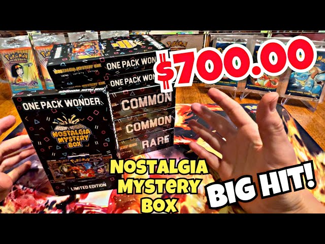 $700 of Nostalgia Mystery Box OPENING! We hit BIG! #pokemon #reaction #mystery #collection #tcg #win