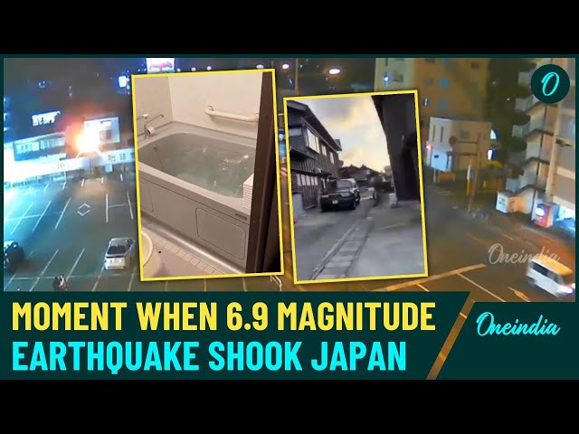 PANIC In Japan: 6.9 Magnitude Quake Caught On Cam Shows Plane, Cars Street Shocked By Powerful Jolt