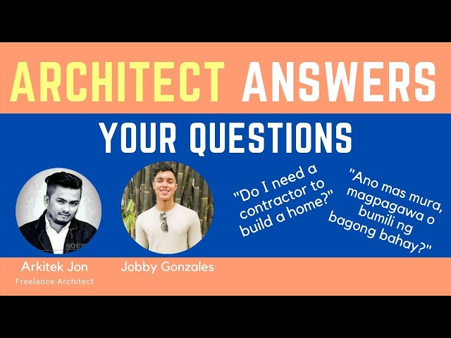 #JobbyAsks Ep.1 - Arkitek Jon | Is it cheaper to buy or to build a home?