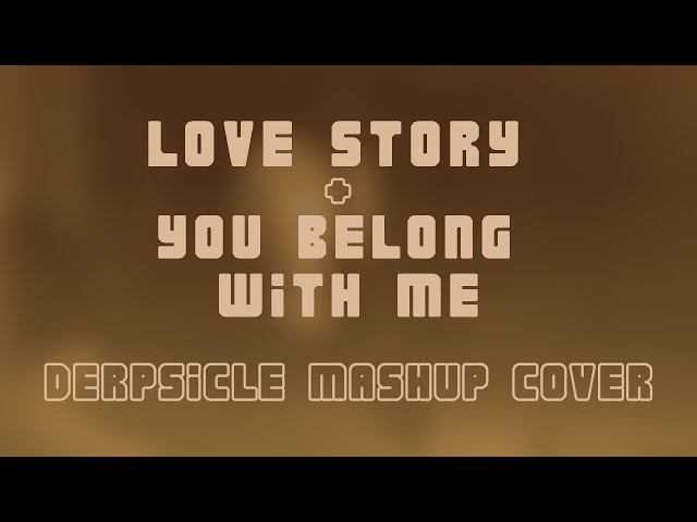 taylor swift - love story/you belong with me (mashup cover)