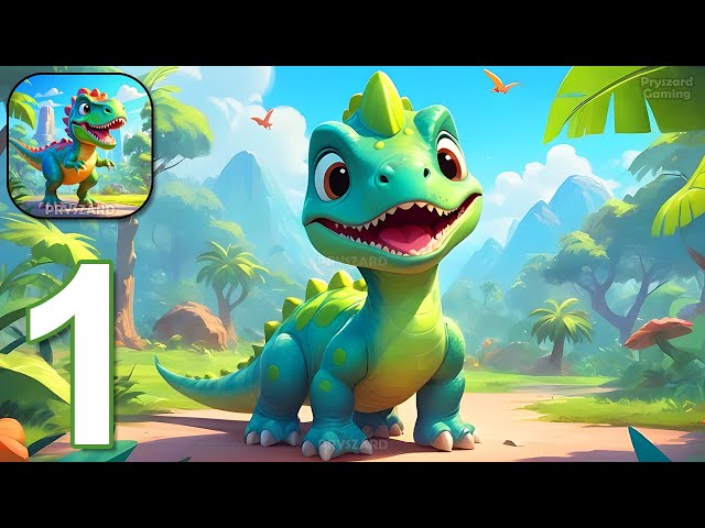 Dinoland - Gameplay Walkthrough Part 1 Build And Manage A Dinosaur Zoo (iOS, Android)