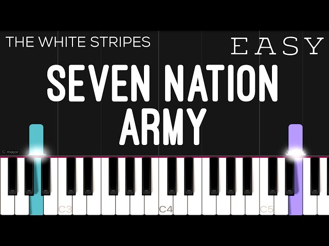 The White Stripes - Seven Nation Army | EASY Piano Tutorial