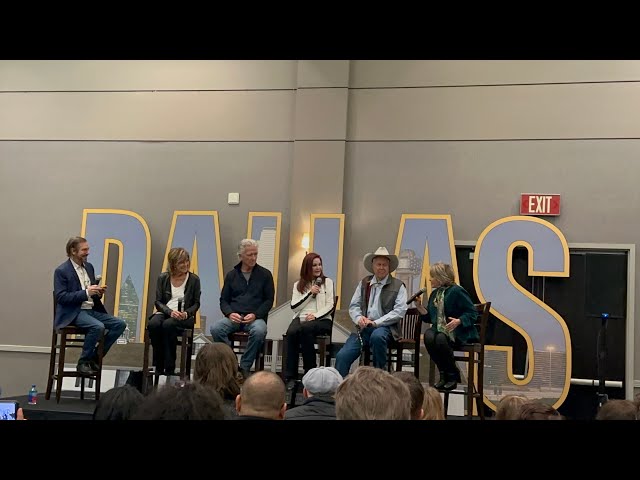 Dallas 2024 Full Panel Patrick Duffy , Linda Gray , Priscilla Presley ,Steve Kanaly, Charlene Tilton