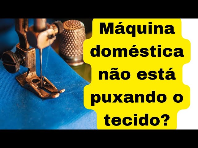 Maquina Vigorelli nao está puxando o tecido, você sabe qual o motivo?Assista até o fim para entender