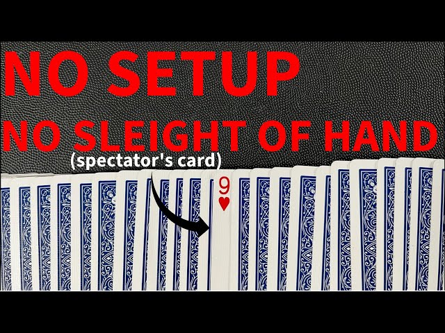 The MOST AMAZING Card Trick for Beginners REVEALED!