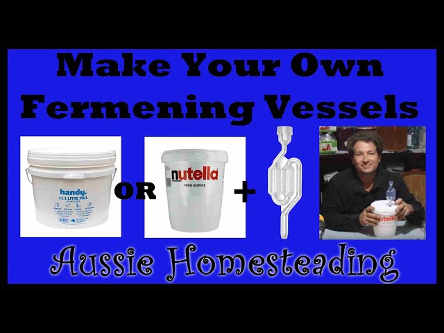 Make Your Own Fermentation Bucket/Carboy/Vessel/Tub/Demijohn - SAVE $$$