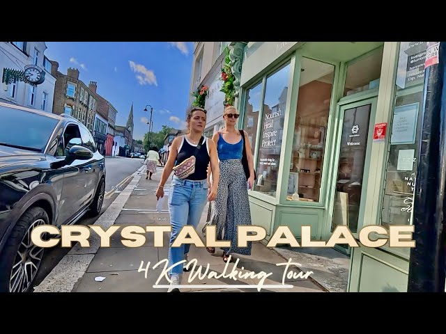 Morning Stroll Through Crystal Palace 🌞🚶‍♂️Discover London SkyLine in 4kHDR