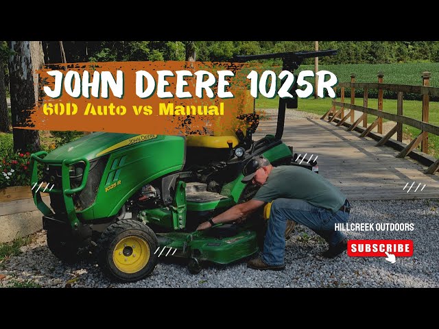 How To, Review & Regrets: John Deere 1025r 60” Mowing