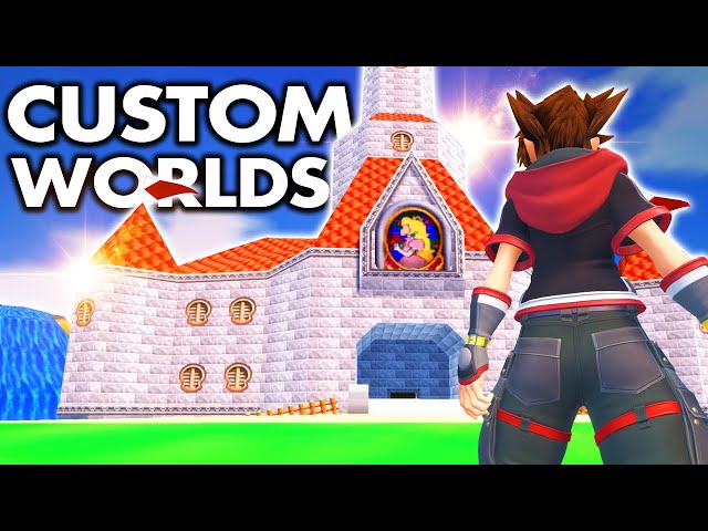 Kingdom Hearts 3 - Exploring Custom WORLDS & Maps!