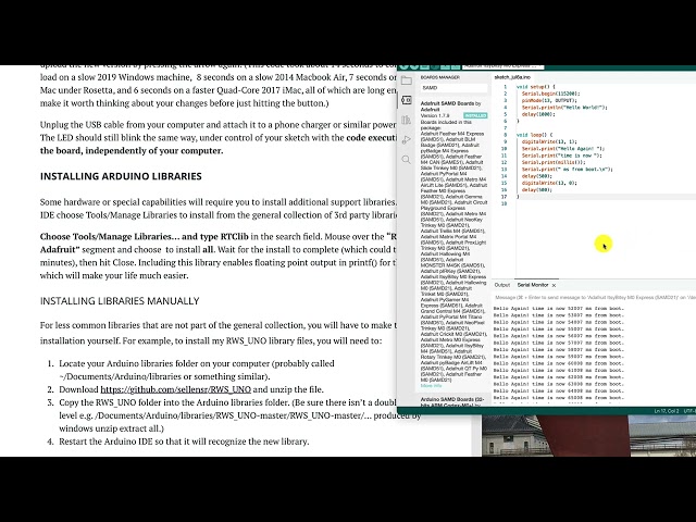 Arduino IDE v2.0 Installation for MECH 217